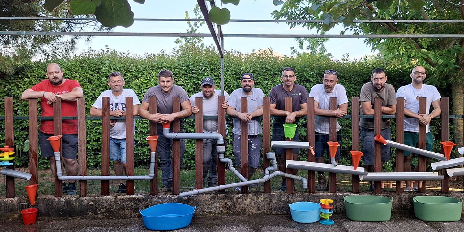 Radna akcija u dvorištu vrtića